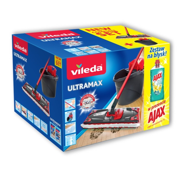 Ultramax Setbox Vileda 4K1031 - Úklidové a ochranné pomůcky Mopy sety